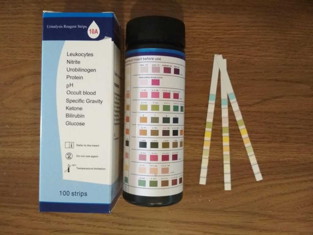 Тест полоски для мочи