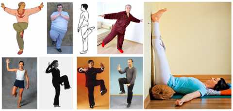 Варианты поз ««Золотой петух, стоящий на одной ноге» и поза «Согнутая свеча» Варианты поз ««Золотой петух, стоящий на одной ноге» и поза «Согнутая свеча»